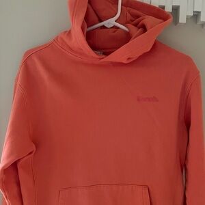 Bench Canada Women XS Coral Orange Hoodie Hooded Sweatshirt Athletic
